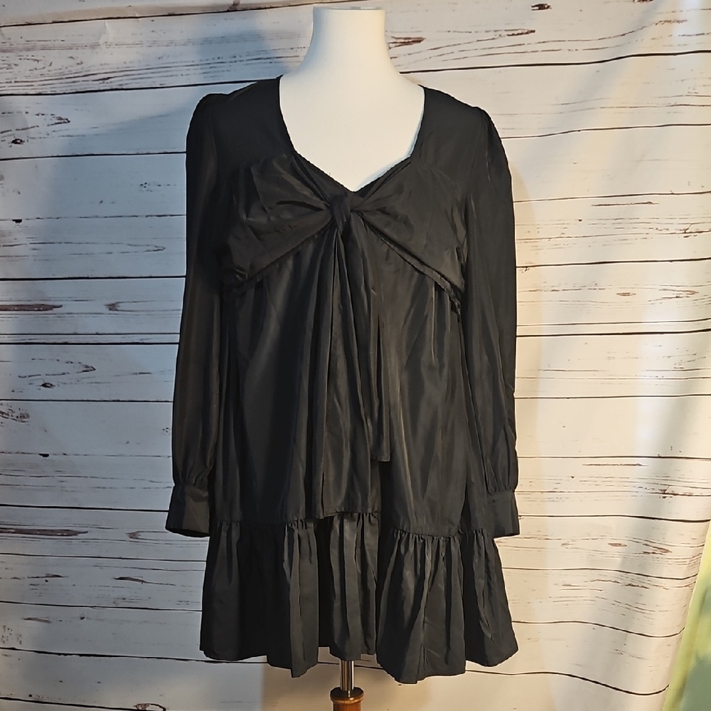 Zara Black Long Sleeve‎ Dress